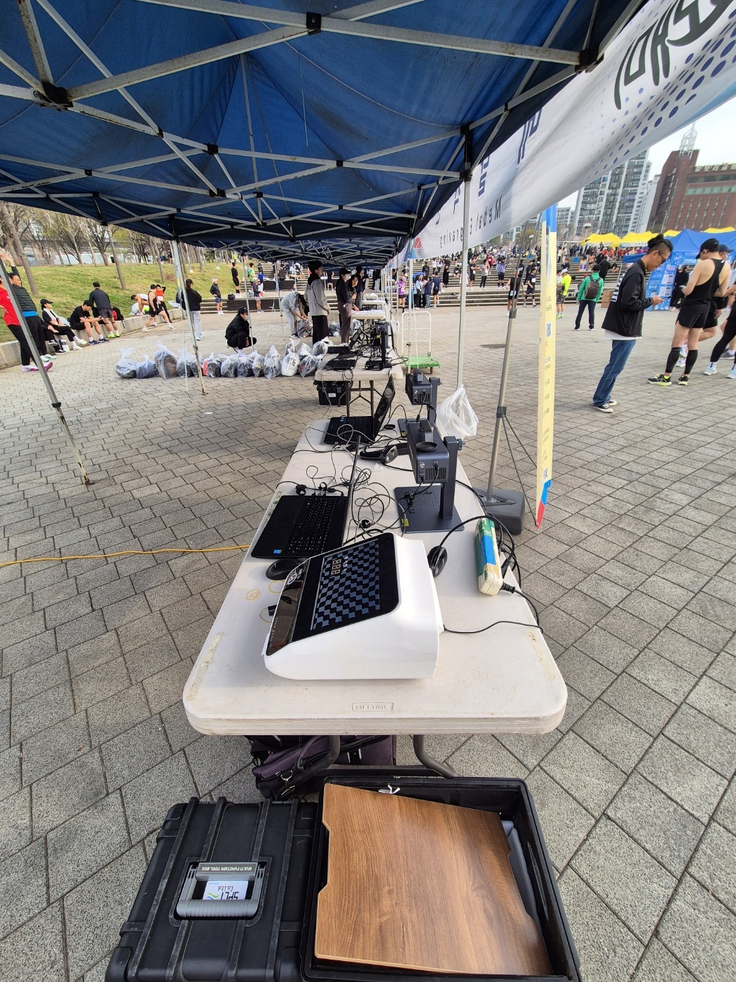 각인기 부스 현장